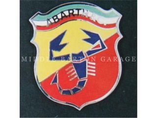 ABARTH & C." SHIELD TRICOLOR BACK 70MM "